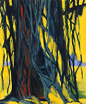 Banyan, 145 x 120 cm, Acryl auf Leinwand, 1996
