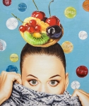 Delicious Fruits 2017, Öl auf Leinwand, 120x100 cm