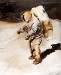 -Space Man- 160 x 130 cm, oil-on-linen_2023