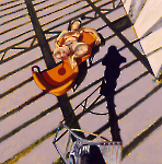 ete à Tete, Acryl auf Leinwand, 190 x 190 cm, 2000